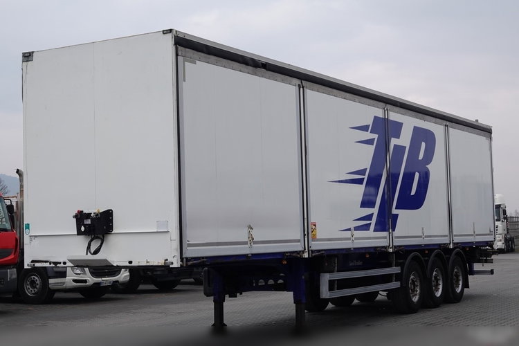 LECITRAILER / KONTENER / KOFFER / OTWIERANE BOKI / MOCNA PODŁOGA SZYNA DESKA zdjęcie 2