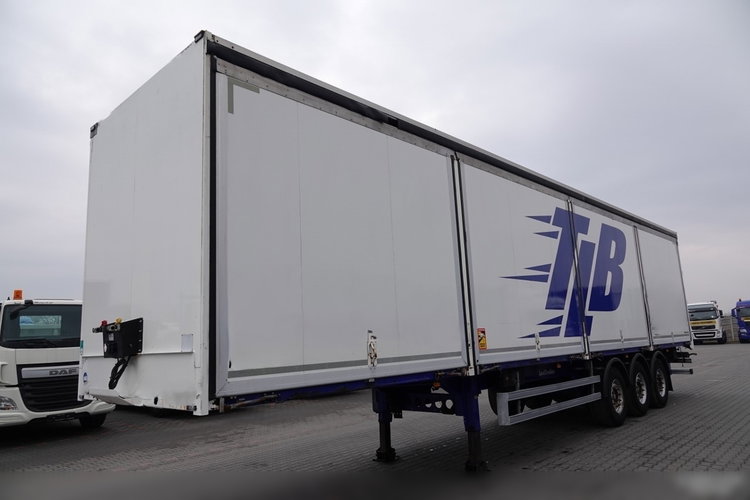 LECITRAILER / KONTENER / KOFFER / OTWIERANE BOKI / MOCNA PODŁOGA SZYNA DESKA zdjęcie 3