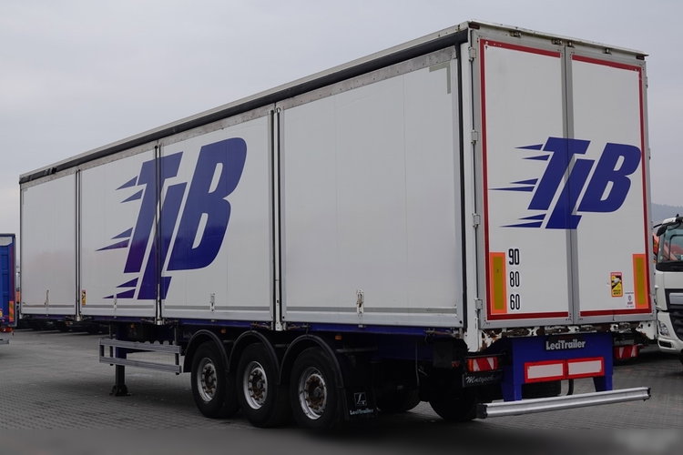 LECITRAILER / KONTENER / KOFFER / OTWIERANE BOKI / MOCNA PODŁOGA SZYNA DESKA zdjęcie 5