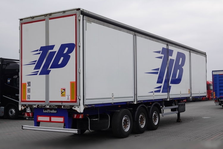 LECITRAILER / KONTENER / KOFFER / OTWIERANE BOKI / MOCNA PODŁOGA SZYNA DESKA zdjęcie 7