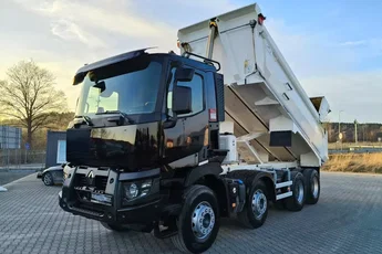 Renault C480 SILNIK 13L / 8x4 / WYWROTKA / HYDRAULICZNA TYLNA KLAPA /