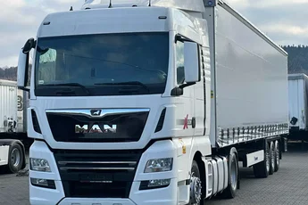 MAN ZESTAW / TGX 18.470 XLX / STANDARD / RETARDER + KRONE FIRARNKA