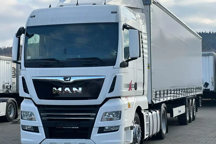 MAN ZESTAW / TGX 18.470 XLX / STANDARD / RETARDER + KRONE FIRARNKA zdjęcie 1