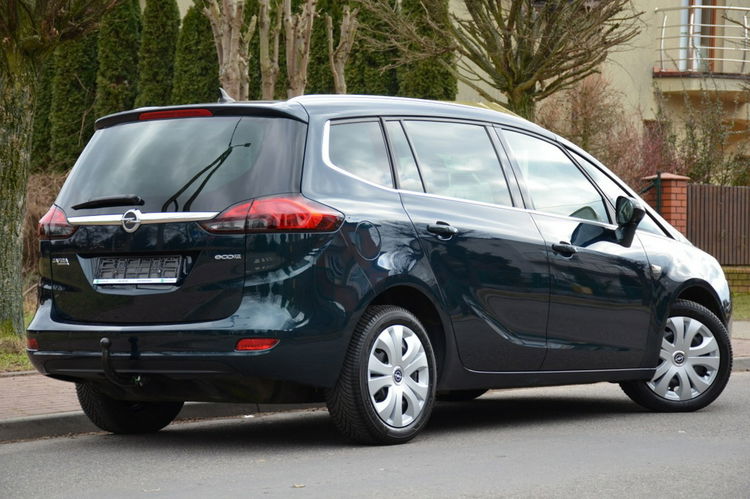 Opel Zafira Zarejestrowana 1.4T+Gaz Serwis 100% Org.lakier 7 foteli Navi Skóra zdjęcie 10