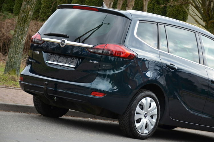 Opel Zafira Zarejestrowana 1.4T+Gaz Serwis 100% Org.lakier 7 foteli Navi Skóra zdjęcie 11