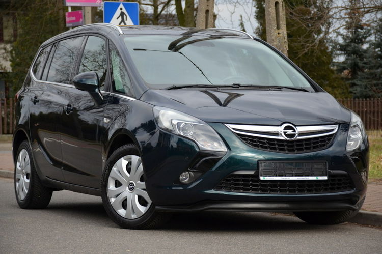 Opel Zafira Zarejestrowana 1.4T+Gaz Serwis 100% Org.lakier 7 foteli Navi Skóra zdjęcie 14