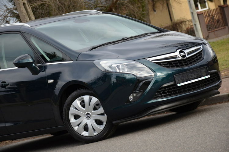 Opel Zafira Zarejestrowana 1.4T+Gaz Serwis 100% Org.lakier 7 foteli Navi Skóra zdjęcie 16