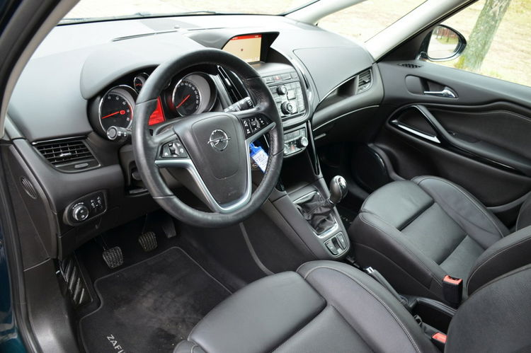 Opel Zafira Zarejestrowana 1.4T+Gaz Serwis 100% Org.lakier 7 foteli Navi Skóra zdjęcie 20