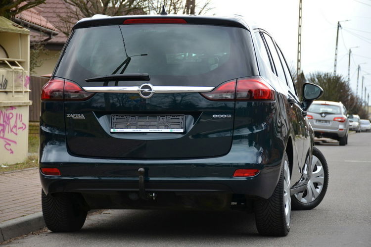 Opel Zafira Zarejestrowana 1.4T+Gaz Serwis 100% Org.lakier 7 foteli Navi Skóra zdjęcie 8