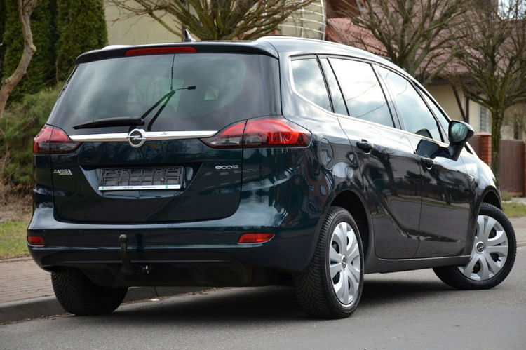 Opel Zafira Zarejestrowana 1.4T+Gaz Serwis 100% Org.lakier 7 foteli Navi Skóra zdjęcie 9
