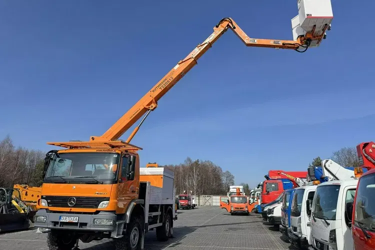 Mercedes Atego 1324 4x4 Zwyżka RUTHAMNN STEIGER T220S12 Podnośnik Koszowy zdjęcie 4