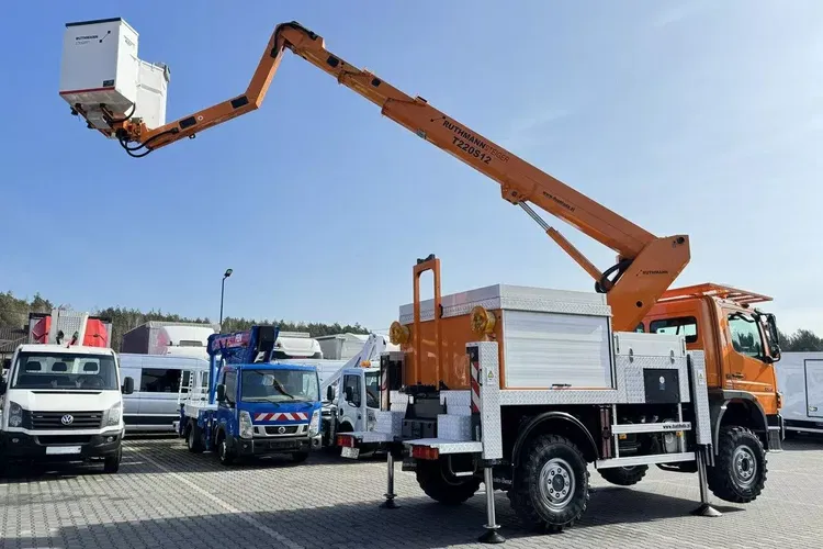 Mercedes Atego 1324 4x4 Zwyżka RUTHAMNN STEIGER T220S12 Podnośnik Koszowy zdjęcie 52