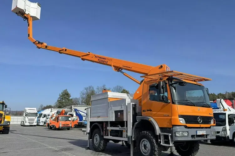 Mercedes Atego 1324 4x4 Zwyżka RUTHAMNN STEIGER T220S12 Podnośnik Koszowy zdjęcie 35