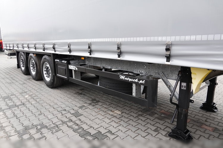 Schmitz -CARGOBULL / FIRANKA / STANDARD / OŚ PODNOSZONA / 2018 ROK / MAŁO UŻYWANA  zdjęcie 9