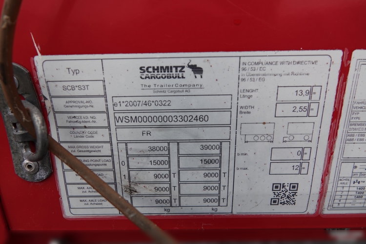 Schmitz -CARGOBULL / FIRANKA / STANDARD / OŚ PODNOSZONA / 2018 ROK / MAŁO UŻYWANA  zdjęcie 25