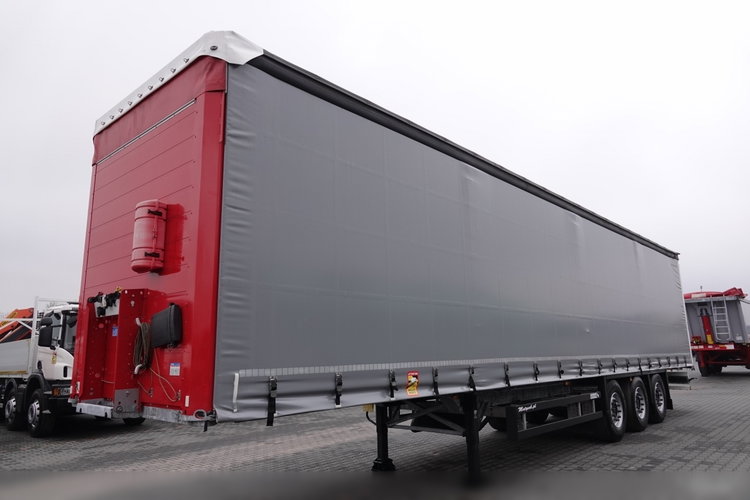 Schmitz -CARGOBULL / FIRANKA / STANDARD / OŚ PODNOSZONA / 2018 ROK / MAŁO UŻYWANA  zdjęcie 2