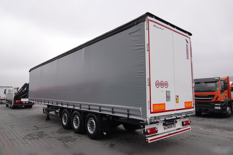 Schmitz -CARGOBULL / FIRANKA / STANDARD / OŚ PODNOSZONA / 2018 ROK / MAŁO UŻYWANA  zdjęcie 3