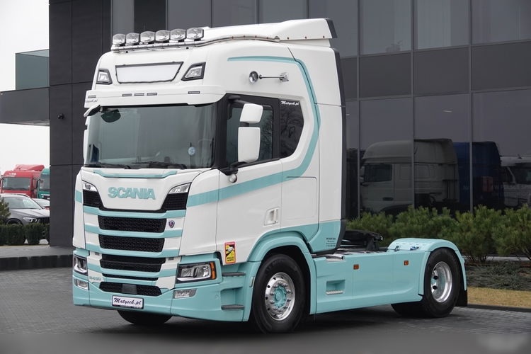 Scania R 450 / RETARDER / KLIMA POSTOJOWA / CAŁA NA PODUSZKACH / ALUSY / OPONY 100 % / SPROWADZONA / PO KONTRAKCIE SERWISOWYM zdjęcie 4