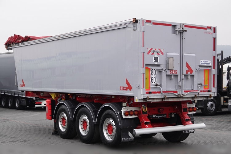 STAS WYWROTKA / 34m3 / 2020 ROK / WAGA: 5400 KG / OSIE JOST/ OŚ PODNOSZONA zdjęcie 5