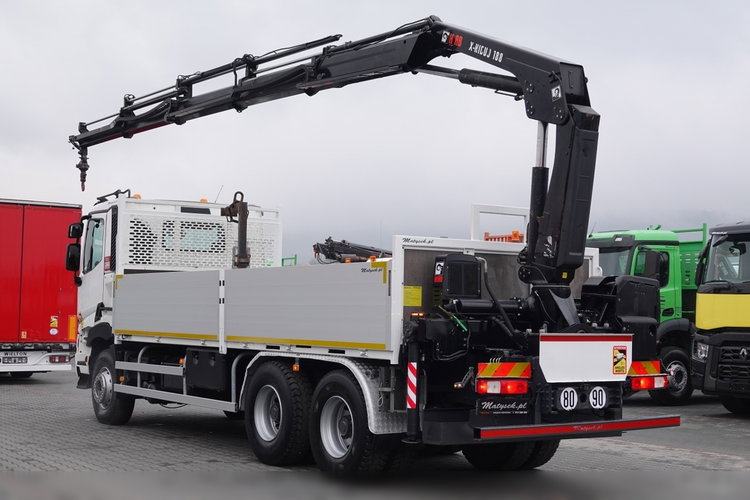 Renault C 380 / 6x4 / SKRZYNIOWY 6.6 m / + HDS HIAB 188 x-hiduo wysów: 12, 5 M / STEROWANIE RADIOWE / 2017 ROK / EURO 6 zdjęcie 5