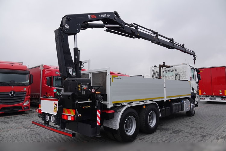 Renault C 380 / 6x4 / SKRZYNIOWY 6.6 m / + HDS HIAB 188 x-hiduo wysów: 12, 5 M / STEROWANIE RADIOWE / 2017 ROK / EURO 6 zdjęcie 6