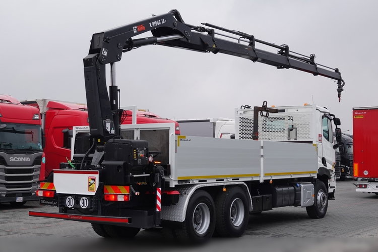 Renault C 380 / 6x4 / SKRZYNIOWY 6.6 m / + HDS HIAB 188 x-hiduo wysów: 12, 5 M / STEROWANIE RADIOWE / 2017 ROK / EURO 6 zdjęcie 7