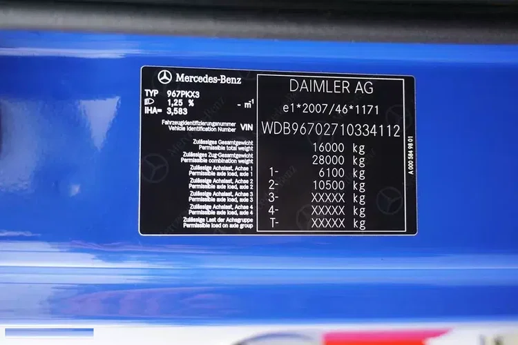 Mercedes ATEGO / 1630 / ACC / E 6 / FIRANKA / 18 PALET / ŁAD. 8880 KG zdjęcie 11