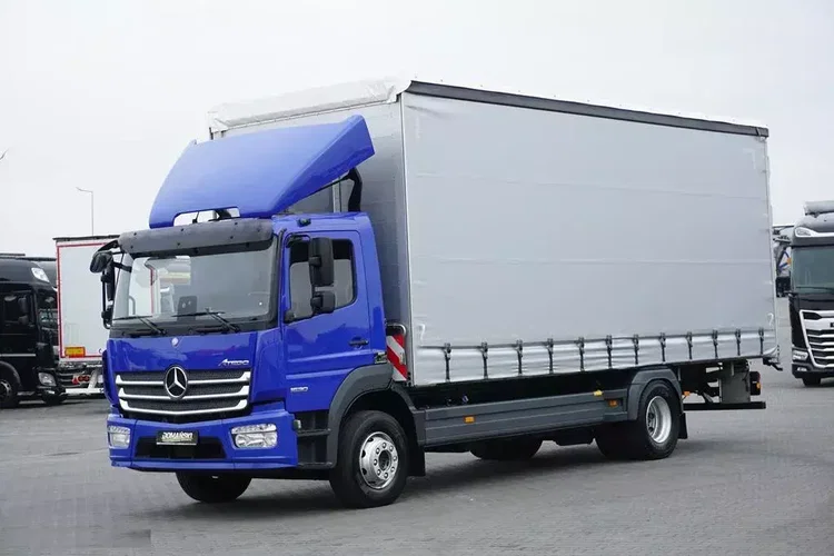 Mercedes ATEGO / 1630 / ACC / E 6 / FIRANKA / 18 PALET / ŁAD. 8880 KG zdjęcie 2