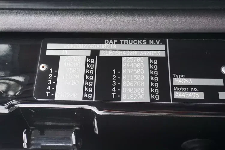 DAF XF / 480 / ACC / EURO 6 / ZESTAW PRZEJAZDOWY 120 M3 / 9.1 M + 6, 5 M zdjęcie 11