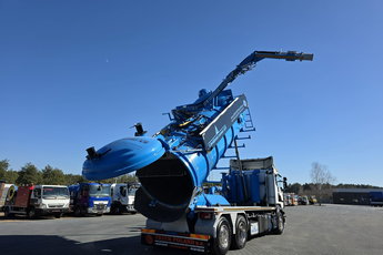 Scania Larsen FlexVac 311 Ładowarka próżniowa ssąca koparka ssąca substancje sypkie odkurzacz WUKO Saugbagger