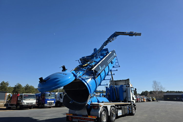 Scania Larsen FlexVac 311 Ładowarka próżniowa ssąca koparka ssąca substancje sypkie odkurzacz WUKO Saugbagger zdjęcie 30