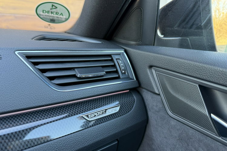 Skoda Superb 19r. 2.0 TDI 190KM DSG Sportline bezwypadkowa super stan, wyposażenie zdjęcie 29