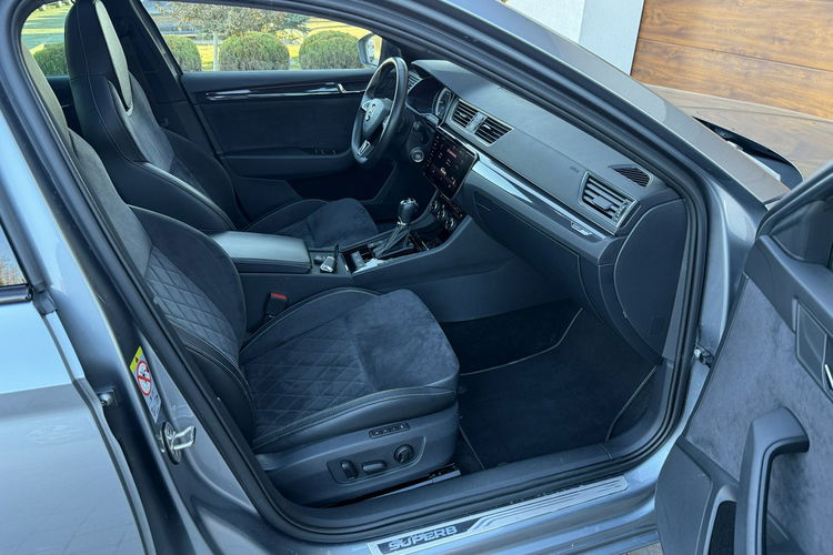 Skoda Superb 19r. 2.0 TDI 190KM DSG Sportline bezwypadkowa super stan, wyposażenie zdjęcie 8