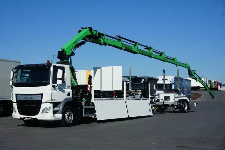 DAF CF / 440 / 6 X 2 / HDS HIAB 288 E-6 + JIB 45 / + DŁUZYCA / WYSIĘG 25 M / OŚ SKRĘTNA zdjęcie 1