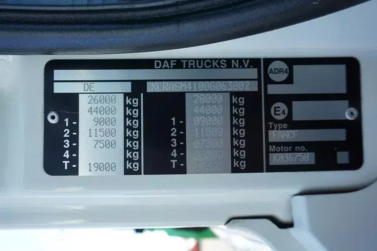 DAF CF / 440 / 6 X 2 / HDS HIAB 288 E-6 + JIB 45 / + DŁUZYCA / WYSIĘG 25 M / OŚ SKRĘTNA zdjęcie 11