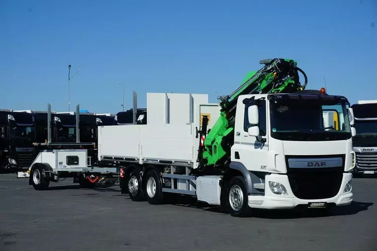 DAF CF / 440 / 6 X 2 / HDS HIAB 288 E-6 + JIB 45 / + DŁUZYCA / WYSIĘG 25 M / OŚ SKRĘTNA zdjęcie 3