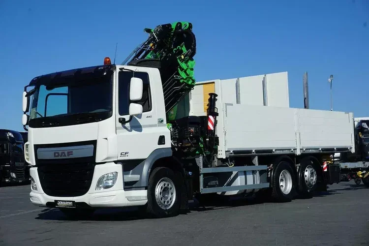 DAF CF / 440 / 6 X 2 / HDS HIAB 288 E-6 + JIB 45 / + DŁUZYCA / WYSIĘG 25 M / OŚ SKRĘTNA zdjęcie 32