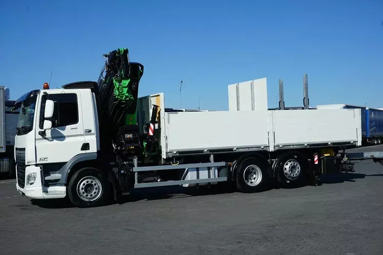 DAF CF / 440 / 6 X 2 / HDS HIAB 288 E-6 + JIB 45 / + DŁUZYCA / WYSIĘG 25 M / OŚ SKRĘTNA zdjęcie 34