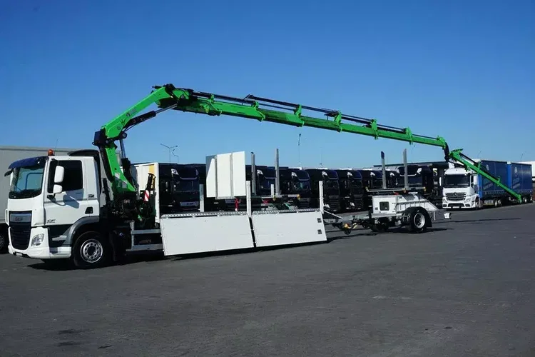 DAF CF / 440 / 6 X 2 / HDS HIAB 288 E-6 + JIB 45 / + DŁUZYCA / WYSIĘG 25 M / OŚ SKRĘTNA zdjęcie 4