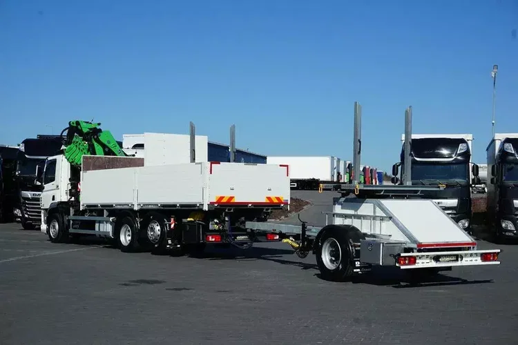 DAF CF / 440 / 6 X 2 / HDS HIAB 288 E-6 + JIB 45 / + DŁUZYCA / WYSIĘG 25 M / OŚ SKRĘTNA zdjęcie 8