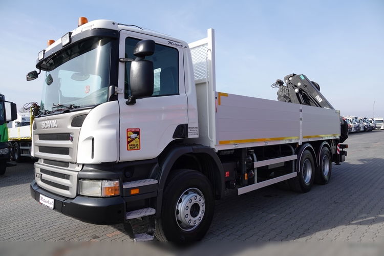 Scania P 360 / 6X4 / SKRZYNIOWY 6.20 + HDS HIAB 211 E-6 HIDUO / UDŹWIG 7100KG / MAX WYSÓW 16.5 M / STEROWANIE RADIOWE  zdjęcie 11