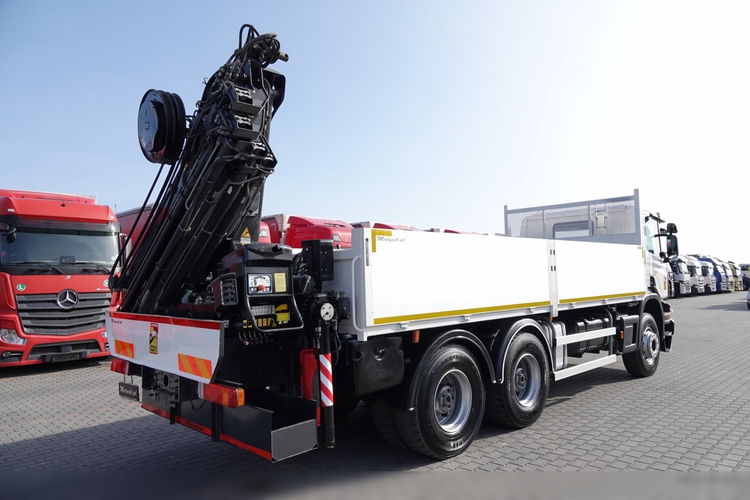 Scania P 360 / 6X4 / SKRZYNIOWY 6.20 + HDS HIAB 211 E-6 HIDUO / UDŹWIG 7100KG / MAX WYSÓW 16.5 M / STEROWANIE RADIOWE  zdjęcie 14