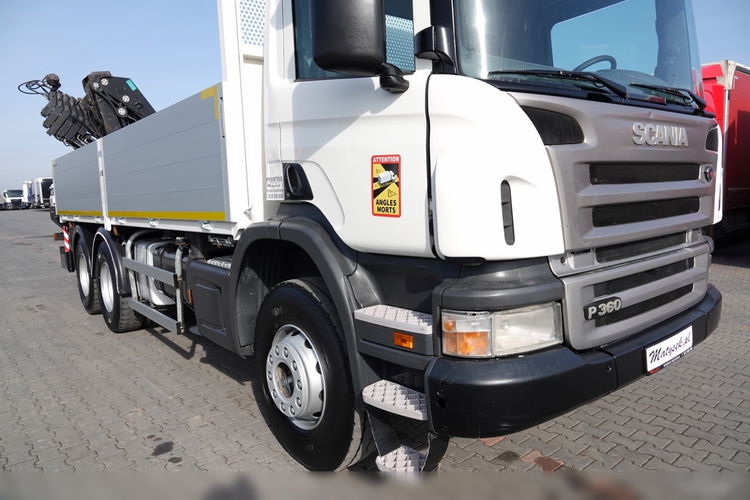 Scania P 360 / 6X4 / SKRZYNIOWY 6.20 + HDS HIAB 211 E-6 HIDUO / UDŹWIG 7100KG / MAX WYSÓW 16.5 M / STEROWANIE RADIOWE  zdjęcie 18