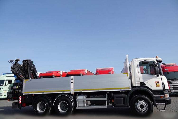 Scania P 360 / 6X4 / SKRZYNIOWY 6.20 + HDS HIAB 211 E-6 HIDUO / UDŹWIG 7100KG / MAX WYSÓW 16.5 M / STEROWANIE RADIOWE  zdjęcie 24