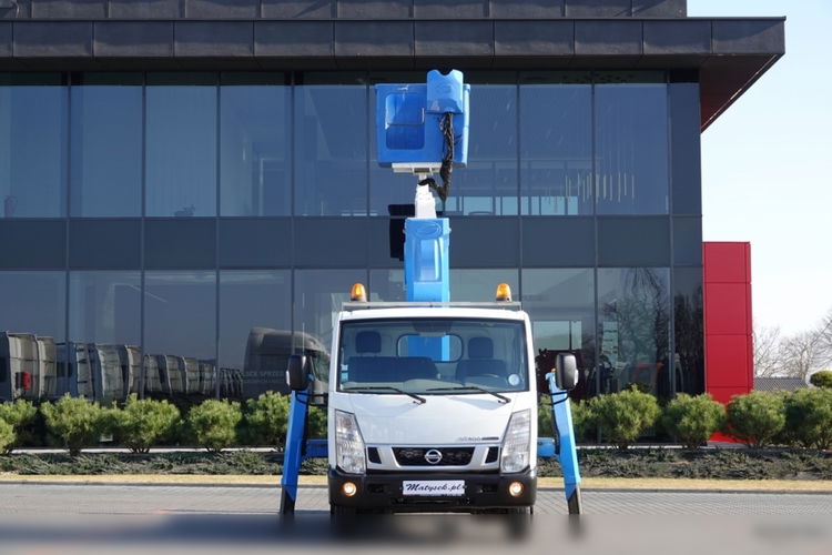 Nissan CABSTAR NT 400 /  WZWYŻKA 18 METRÓW / PODNOŚNIK KOSZOWY SOCAGE T318 / KOSZ 2 OSOBOWY - 225 kg / PO KONTRAKCIE SERWISOWYM  zdjęcie 14