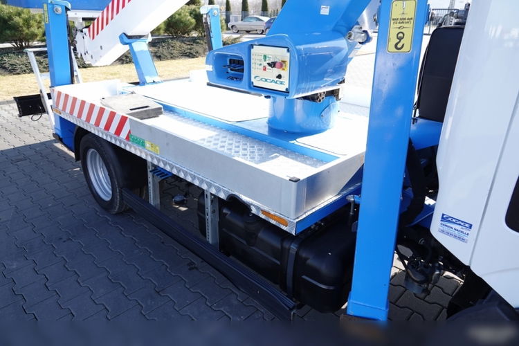 Nissan CABSTAR NT 400 /  WZWYŻKA 18 METRÓW / PODNOŚNIK KOSZOWY SOCAGE T318 / KOSZ 2 OSOBOWY - 225 kg / PO KONTRAKCIE SERWISOWYM  zdjęcie 32