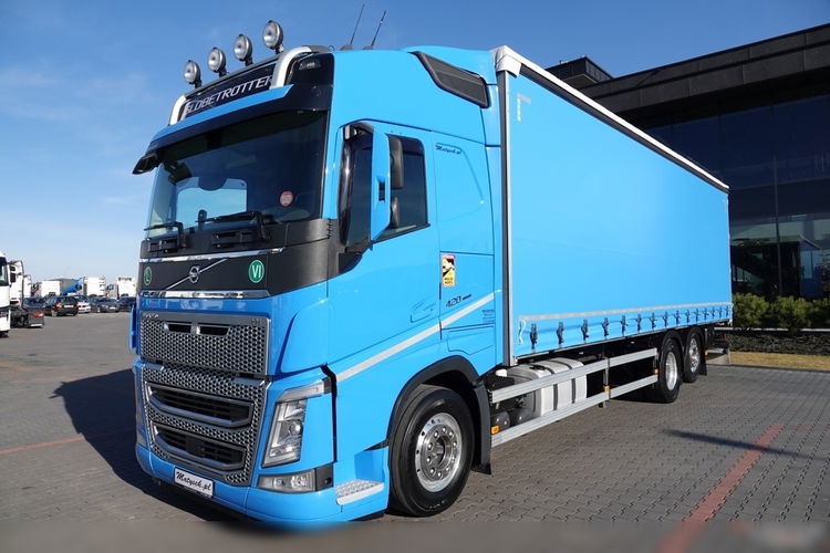 Volvo FH 420 / 6X2 / SOLÓWKA / FIRANKA 9.3 M / KLIMA POSTOJOWA / ALUFELGI / TV / OŚ PODNOSZONA / PO KONTRAKCIE SERWISOWYM  zdjęcie 7