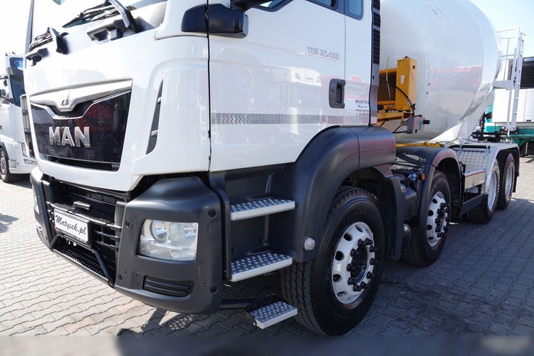 MAN TGS 32.420 / 8x4 / BETONOMIESZARKA IMER  / GRUSZKA 9M3 / 2018 ROK  zdjęcie 10