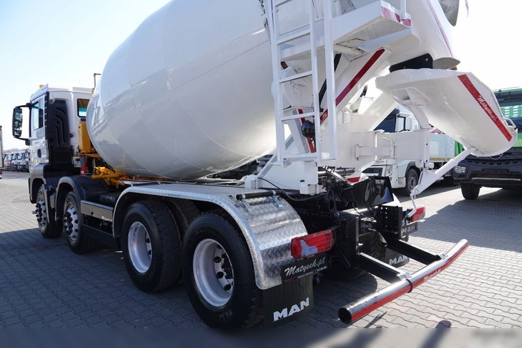 MAN TGS 32.420 / 8x4 / BETONOMIESZARKA IMER  / GRUSZKA 9M3 / 2018 ROK  zdjęcie 13