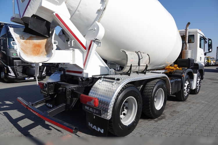 MAN TGS 32.420 / 8x4 / BETONOMIESZARKA IMER  / GRUSZKA 9M3 / 2018 ROK  zdjęcie 15